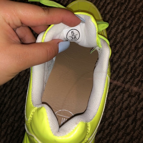 Missguided Neon Chunky Sneakers - Picture 3 of 7